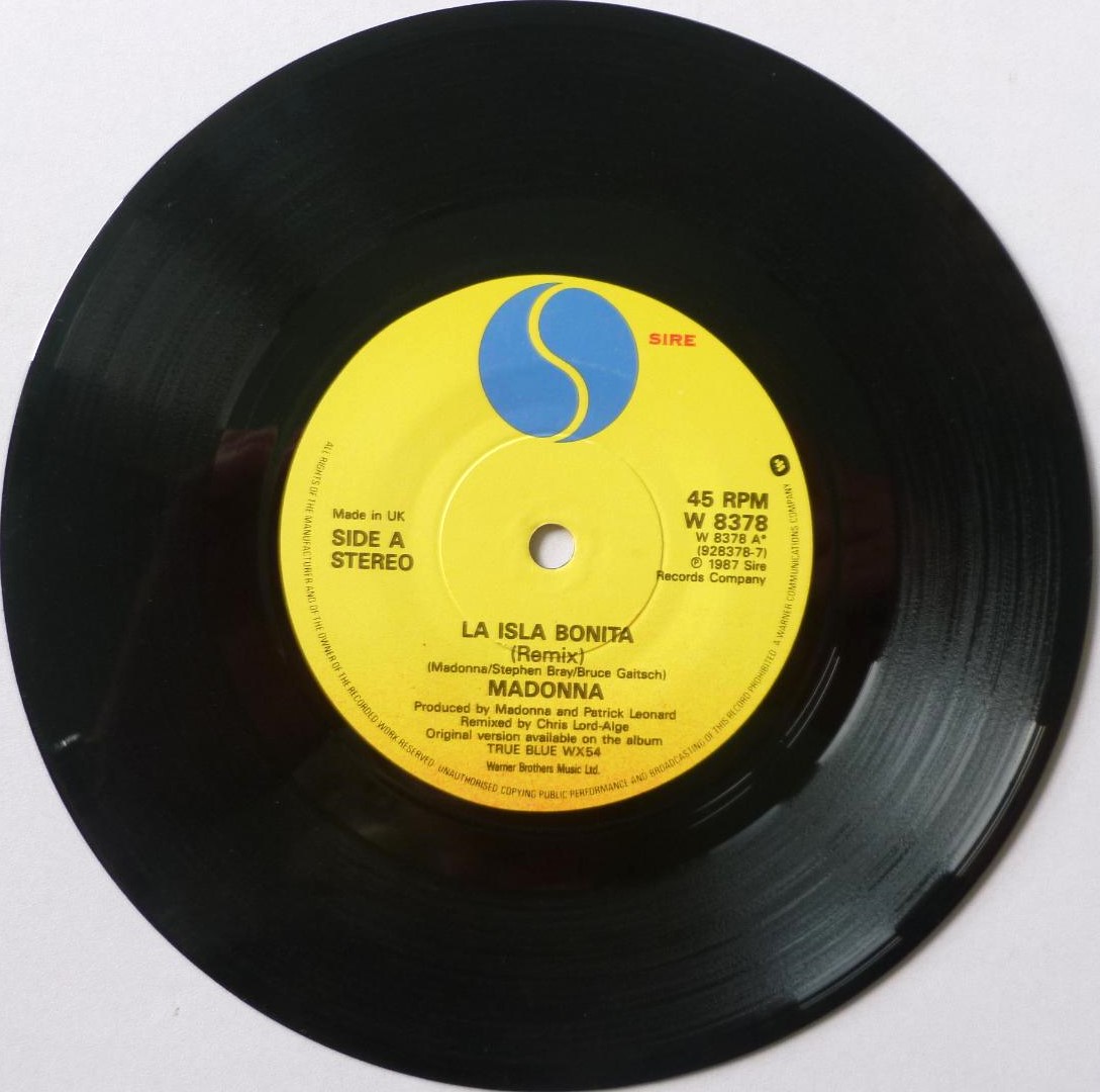 La isla bonita - Madonna | 7inch (SP) | Disc VG++ Sleeve NM - phildj